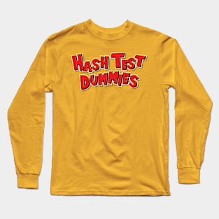 Hash Test Dummies Lettering Long Sleeve T-Shirt